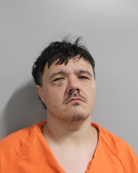 Booking photo of Patrick Hall
