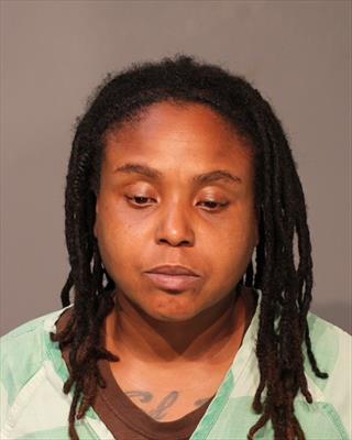 Booking photo of Mildred Chanell Nolan Guthrie