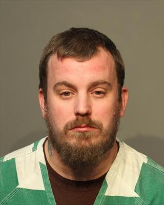 Booking photo of Justin Stephen Ahlberg
