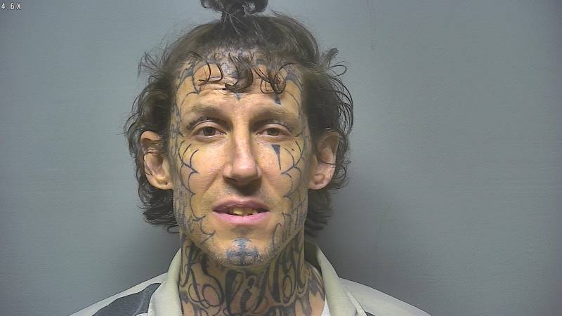 Booking photo of Jeramie Dove