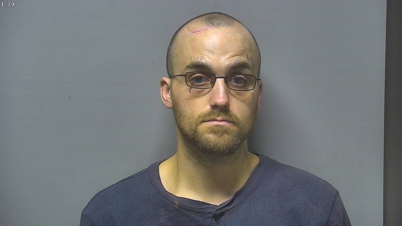 Booking photo of Uriah Sweeney