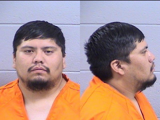 Booking photo of Donavan Blackgoat