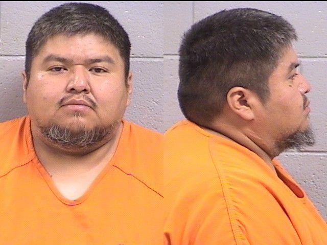 Booking photo of Tyson Yazzie