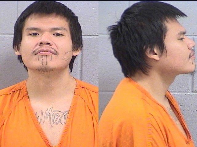 Booking photo of Aaron Big Medicine