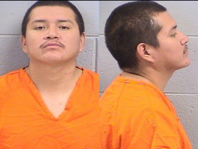 Booking photo of Dallin Yazzie