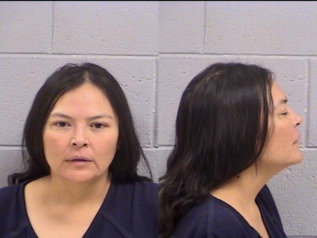 Booking photo of Justina Goldtooth