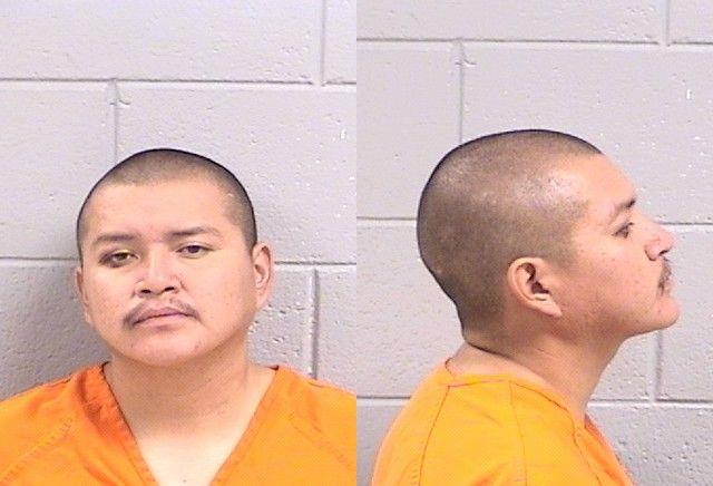 Booking photo of Dallin Yazzie