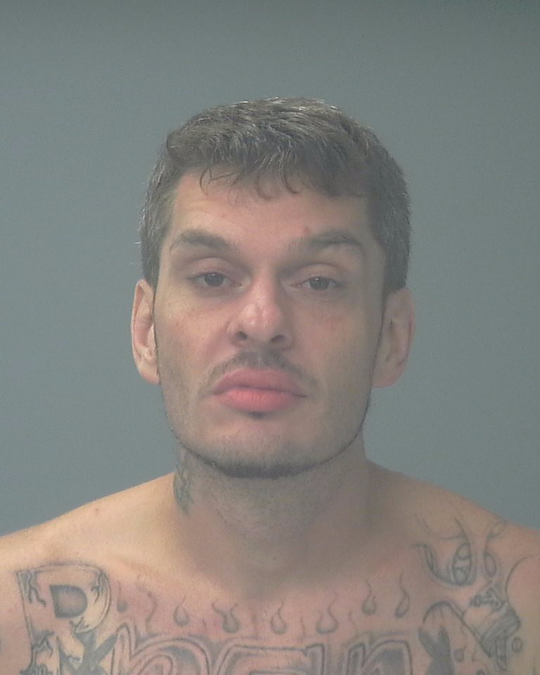 Booking photo of Justin Pierce