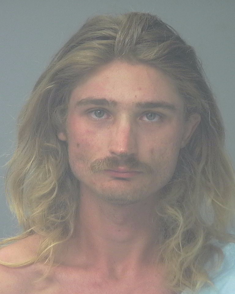 Booking photo of Aaron Sanders