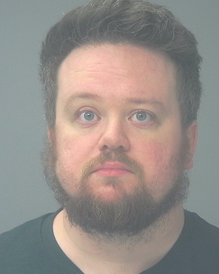 Booking photo of Dustin Morris