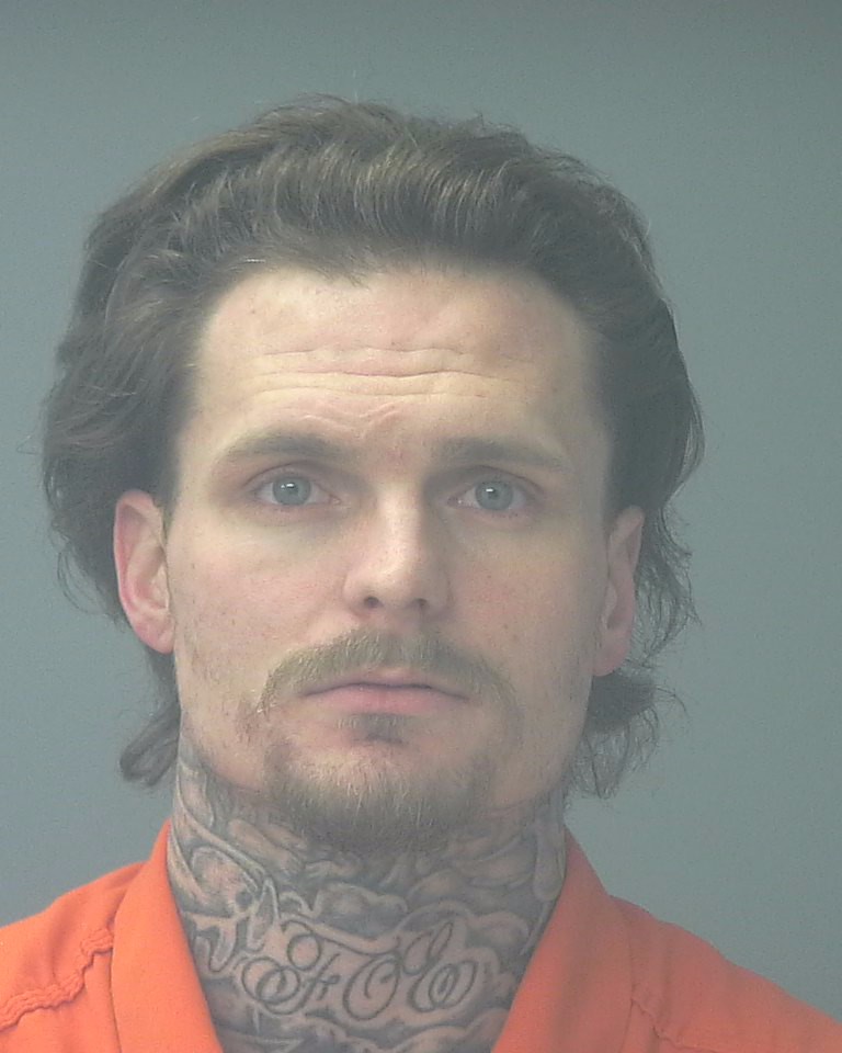 Booking photo of Michael Hall