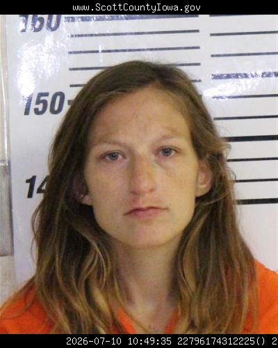 Booking photo of Kaylia Derrenbacher