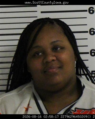 Booking photo of Tionjanay Greer