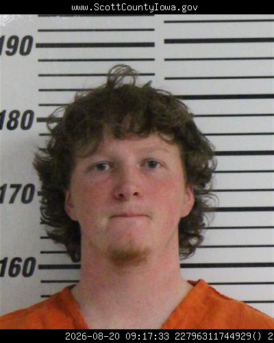 Booking photo of Tyler Roberts