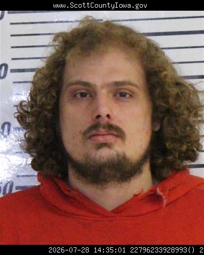 Booking photo of Tyler Erickson