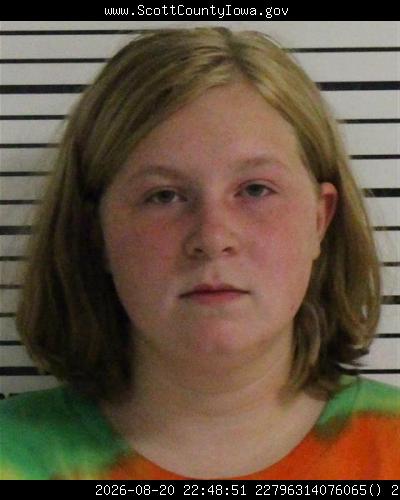 Booking photo of Isabella Mccormick