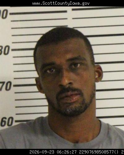Booking photo of Pierre Benson