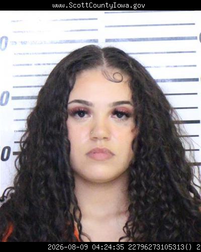 Booking photo of Corina Crawford