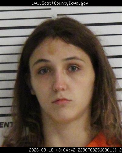 Booking photo of Hannah Adlfinger