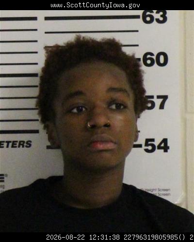 Booking photo of Nevaeh Williams