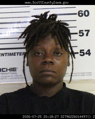 Booking photo of Audrey Oreagba