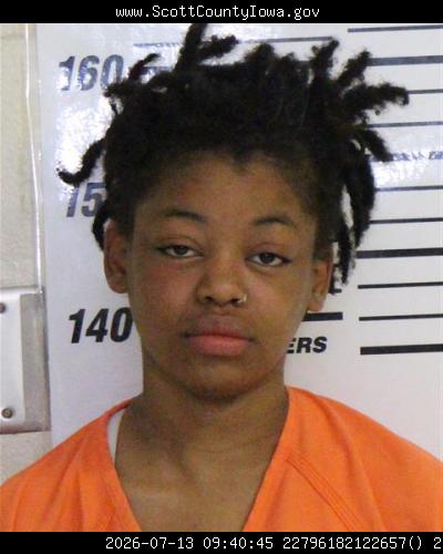 Booking photo of Demiya Arrington