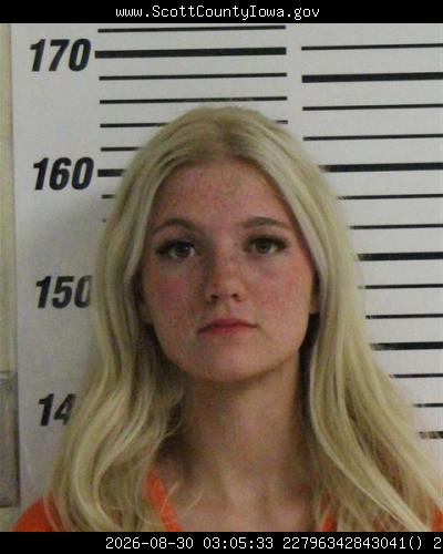 Booking photo of Hannah Orourke