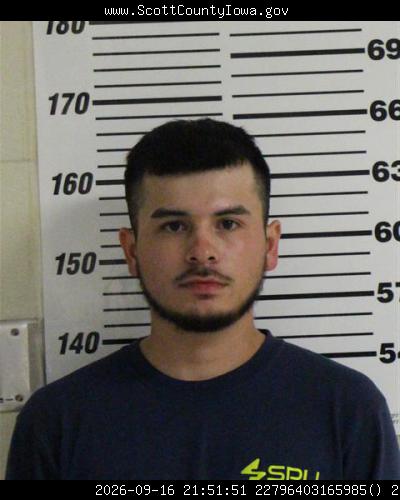 Booking photo of Andres Jasso