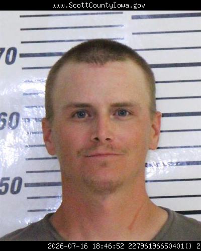 Booking photo of Dustin Mangelsdorf