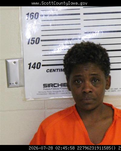 Booking photo of Tiana Washington-rivers