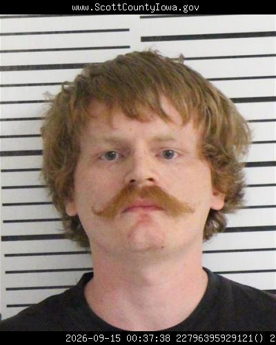 Booking photo of Aaron Moeller