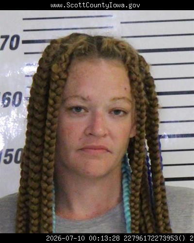 Booking photo of Justine Miller