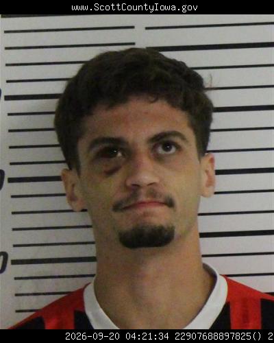 Booking photo of Caleb Nessler