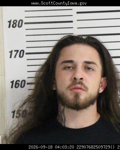 Booking photo of Sebastian Moffitt