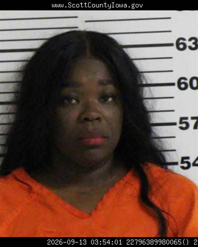 Camile Burrage booking photo