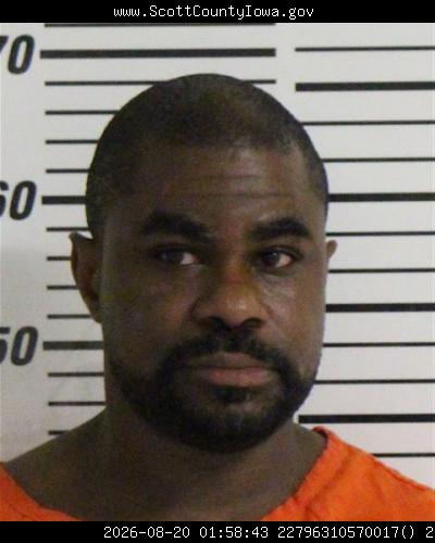 Booking photo of Shaun Mccree