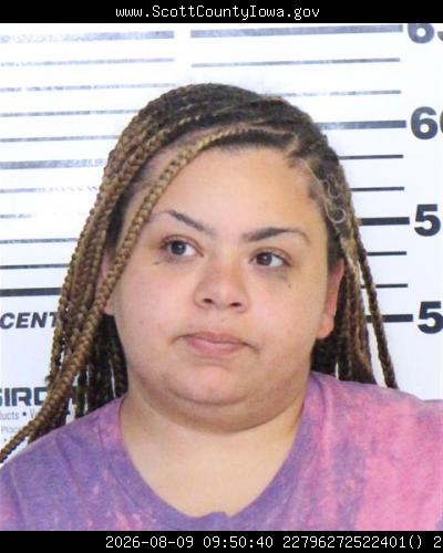 Booking photo of Raenique Diaz Shockley