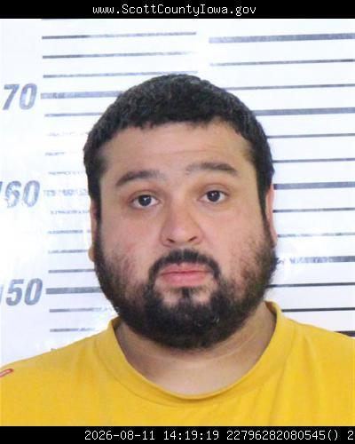 Booking photo of Adrian Vazquez
