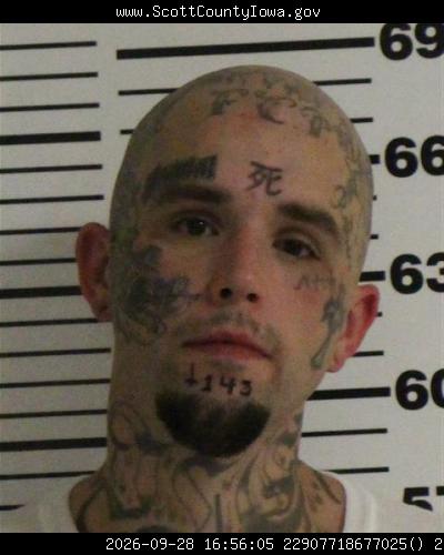 Booking photo of Christopher Schaffer