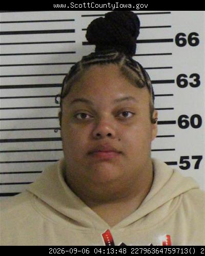 Booking photo of Nykiah Newman