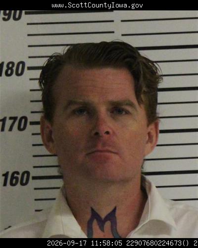 Booking photo of Michael Burke