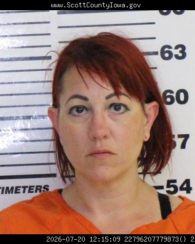 Booking photo of Emily Schwener