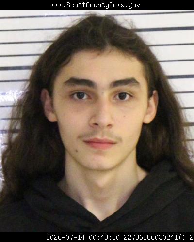 Booking photo of Carter Valle
