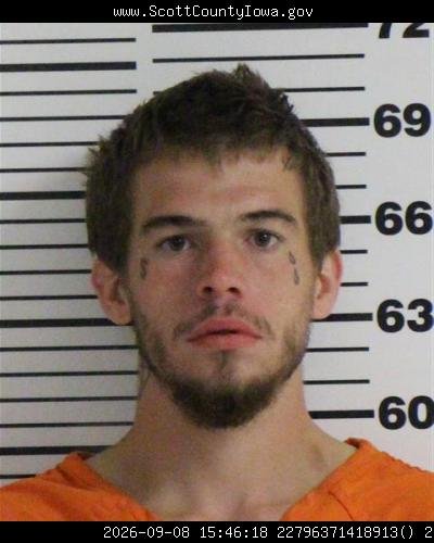 Booking photo of Brandan Castillo