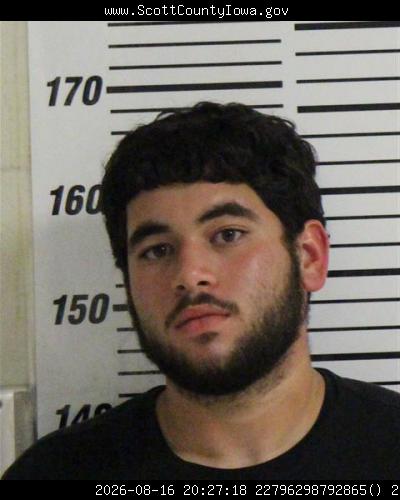 Booking photo of Derek Martinez Sanchez