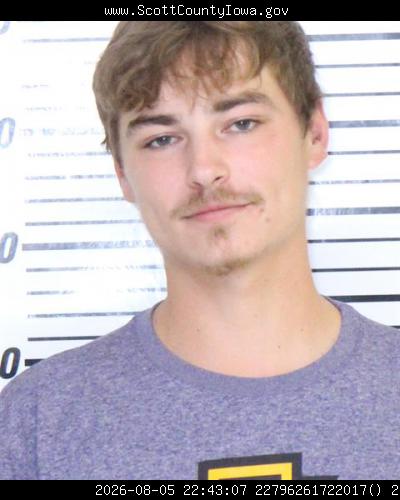 Booking photo of Bradey Schaeckenbach