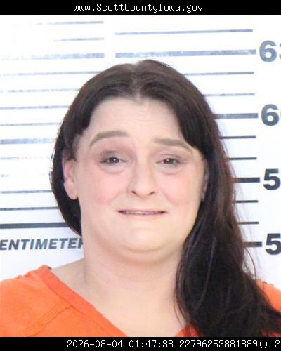 Booking photo of Ashley Johnson
