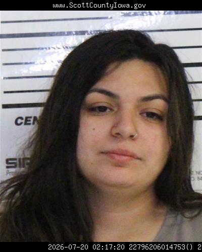 Booking photo of Briana Ortiz