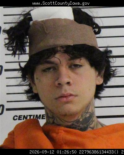 Booking photo of Kaleb Barry