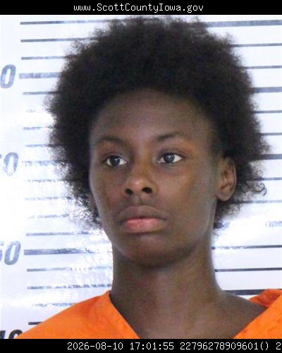 Booking photo of Shebria Waters